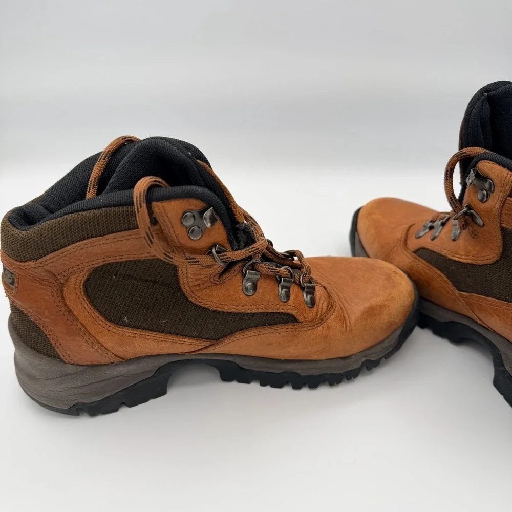 Timberland leather Hiking boots size 7.5 96302 ACT Moisture Manage Trail Walk